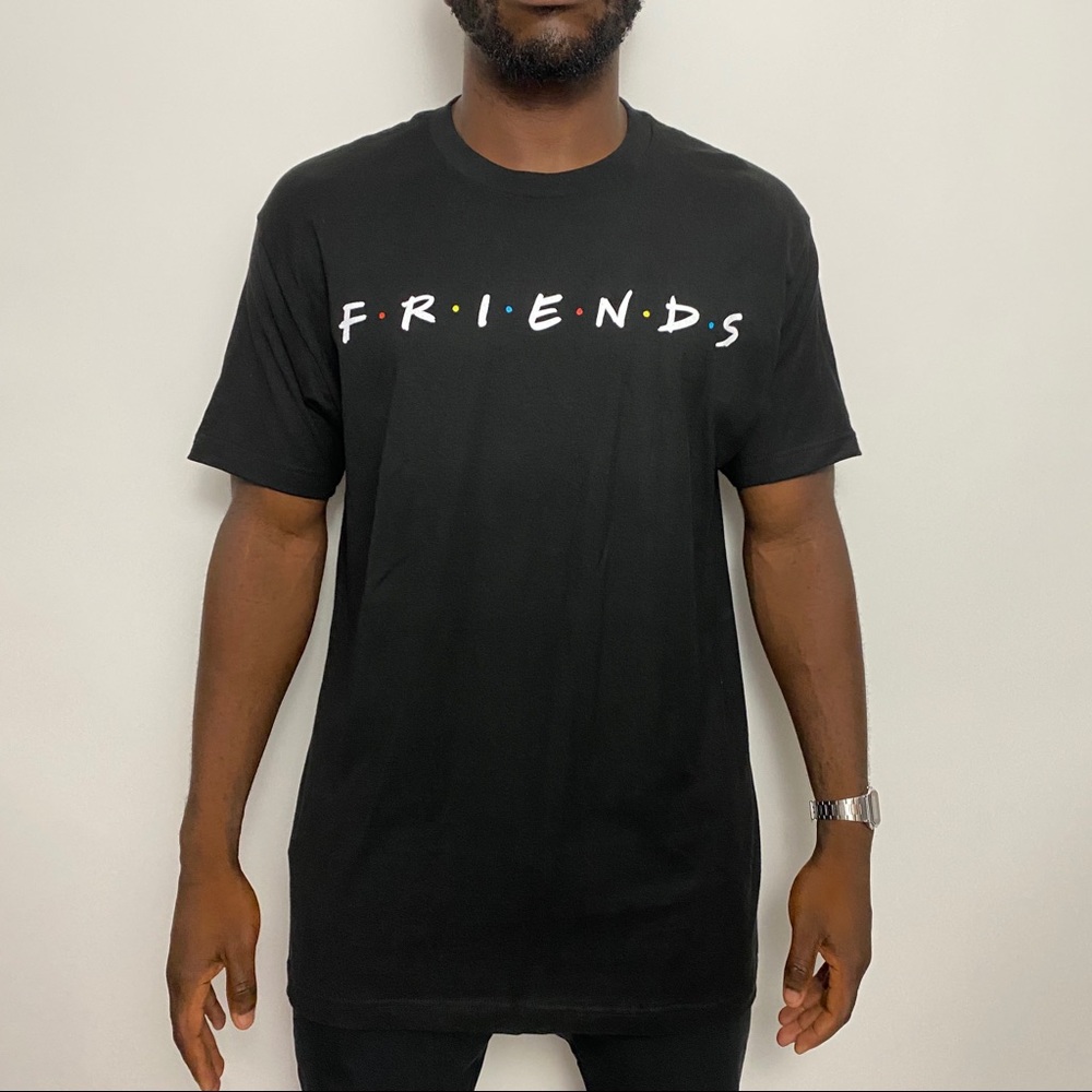 NWOT Friends Black Tee